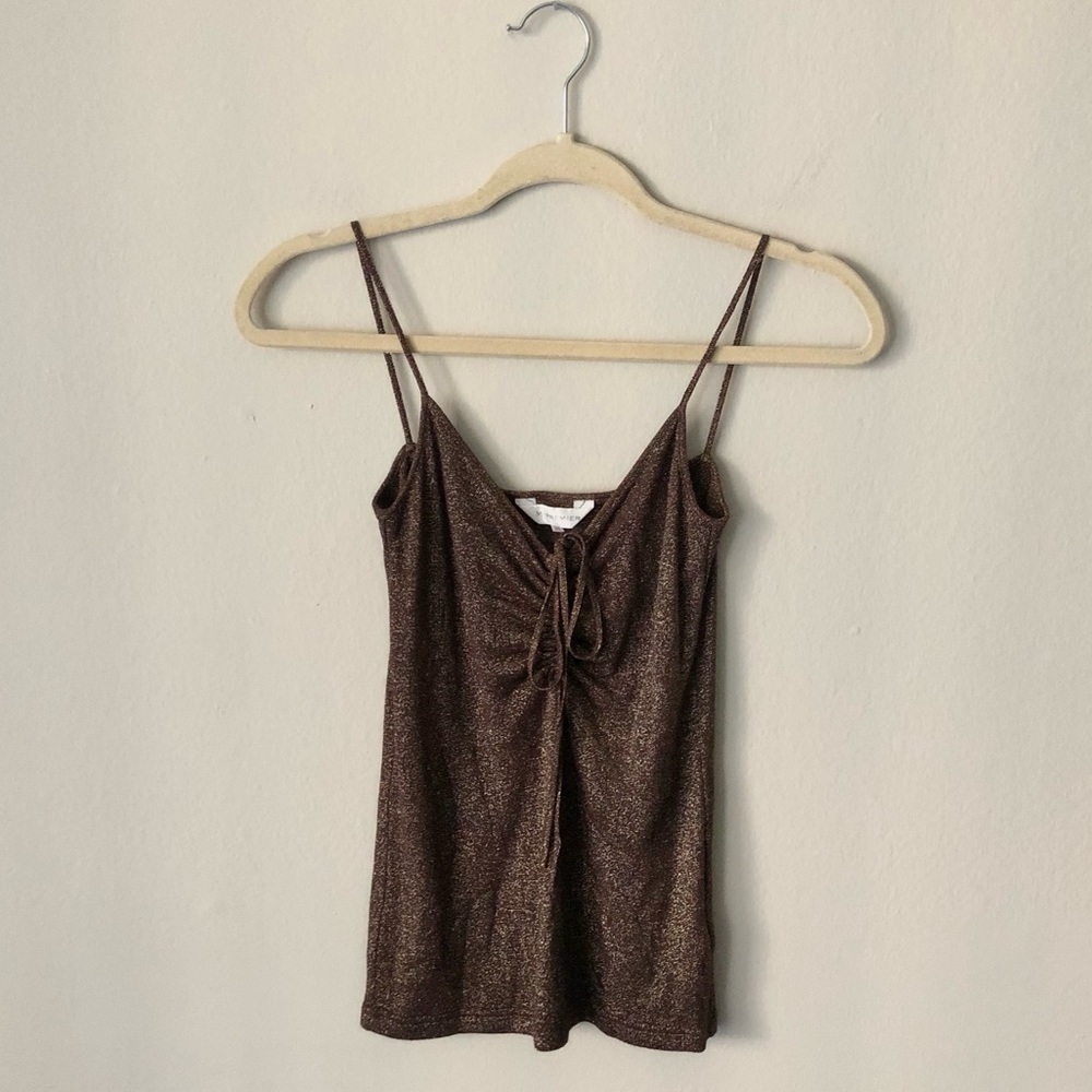 90s Y2K Glitter Cami in Brown Size XS/S